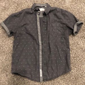 Men’s S Craft + Flow Grey Collared Button Up